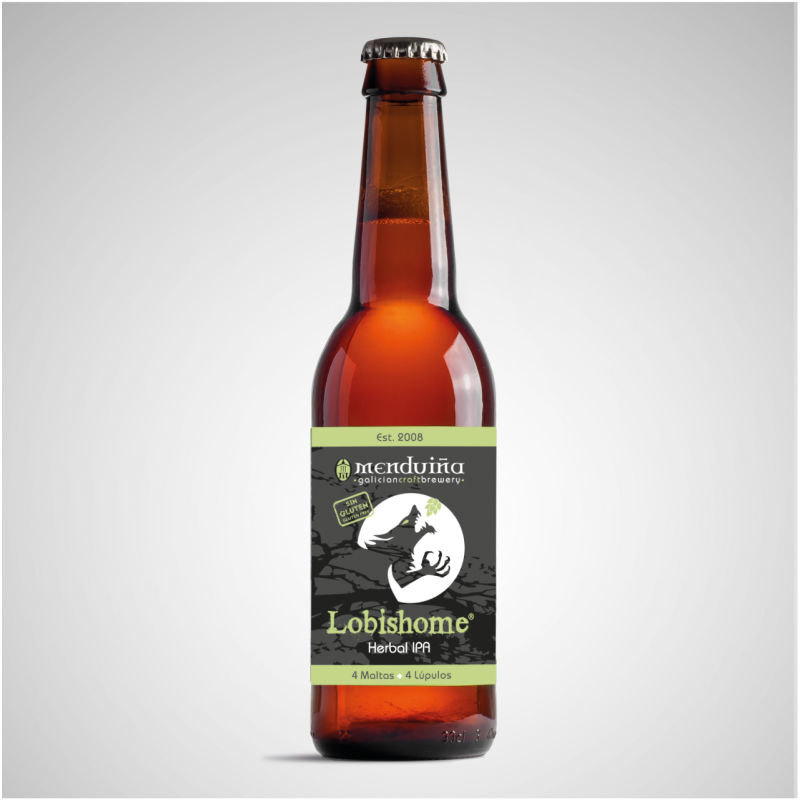 Lobishome - Cerveza India Pale Ale Menduiña